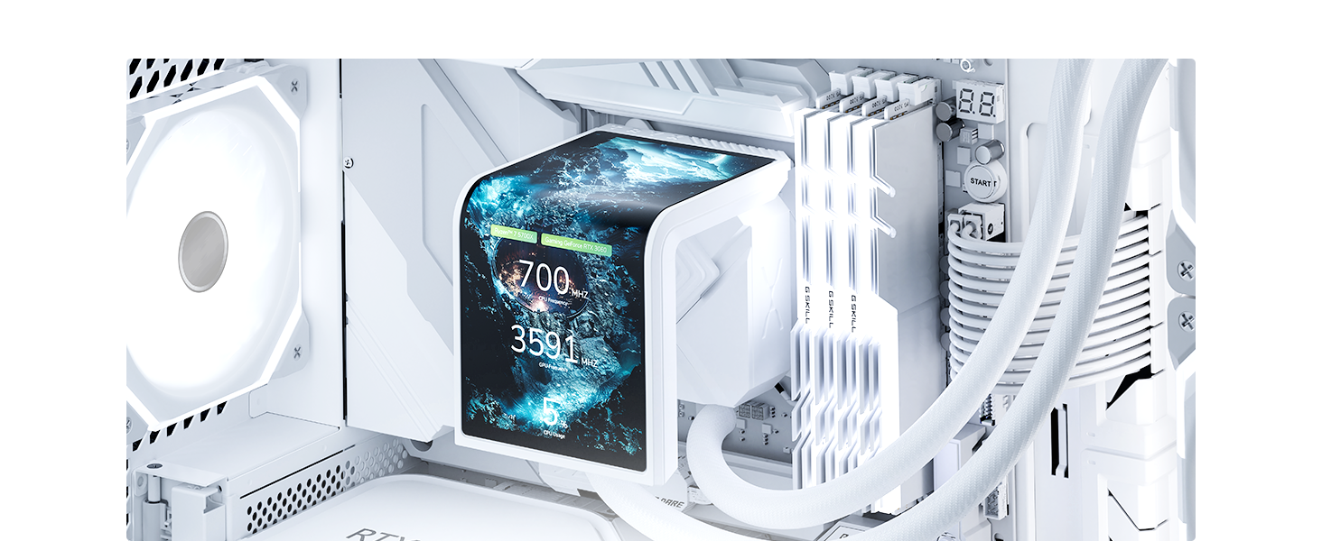 TRYX PANORAMA SE 360 ARGB Liquid Cooler 360mm Waterfall Mode