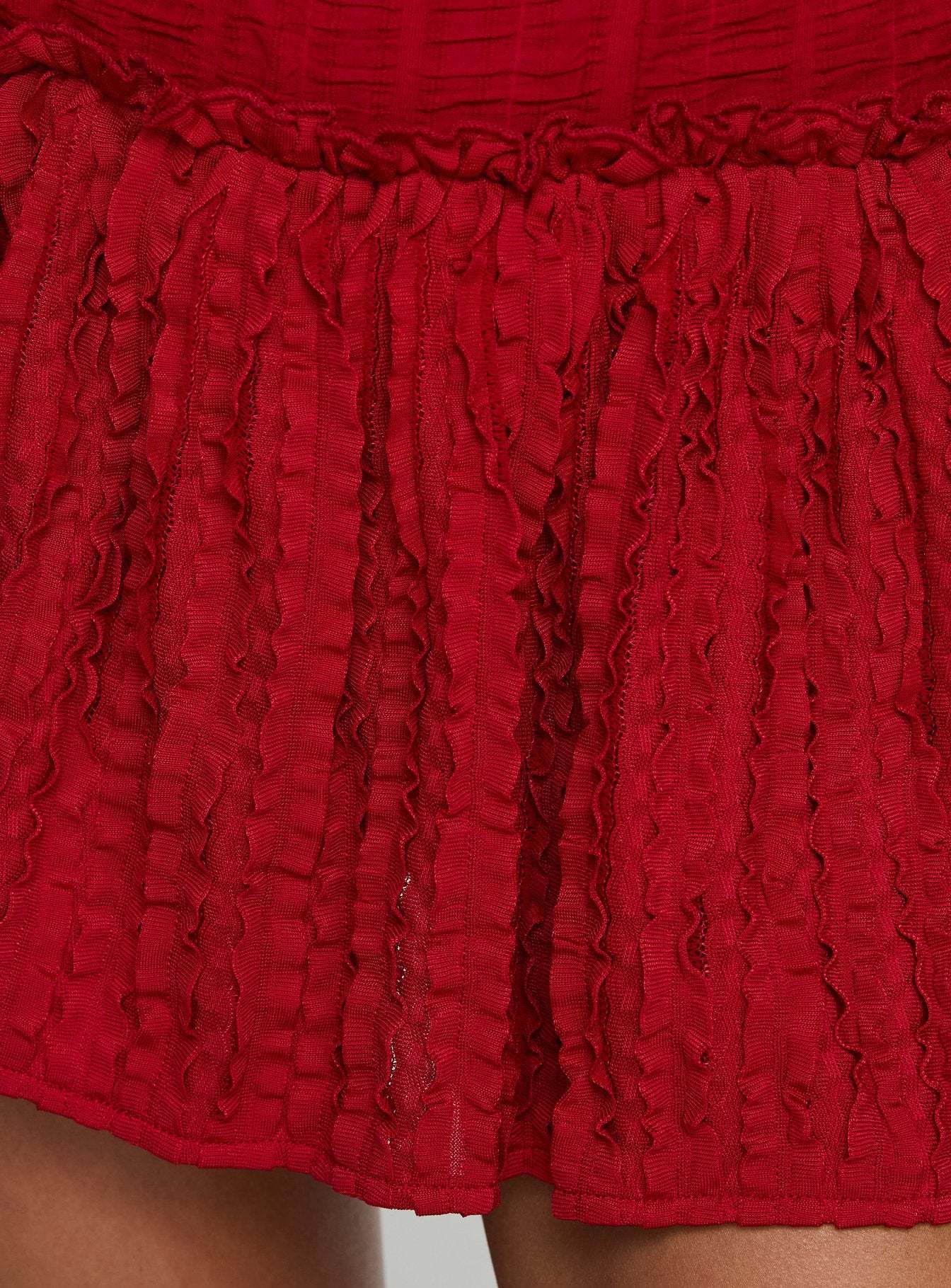 Mixie Halter Playsuit Red