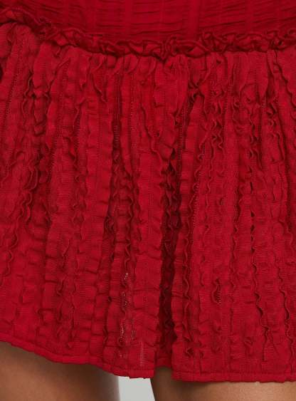 Mixie Halter Playsuit Red