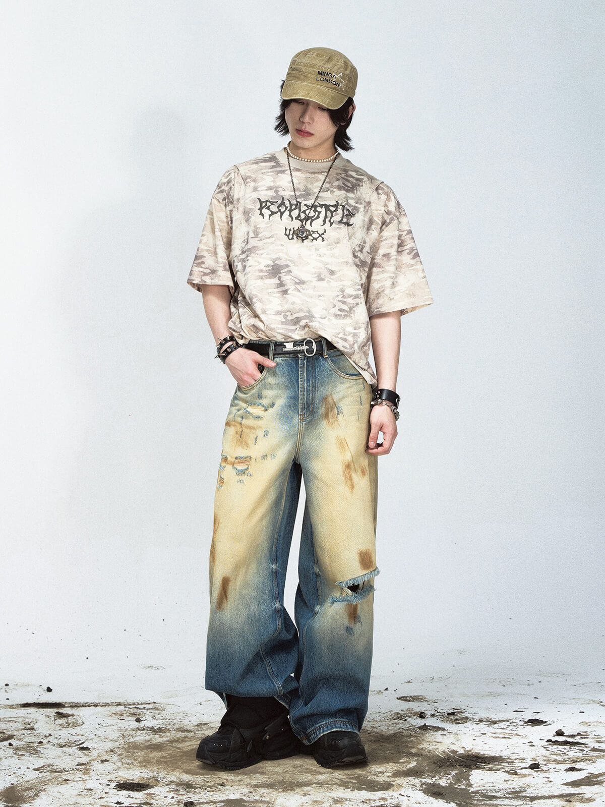 PeopleStyle Gothic Desert Camo T-Shirt