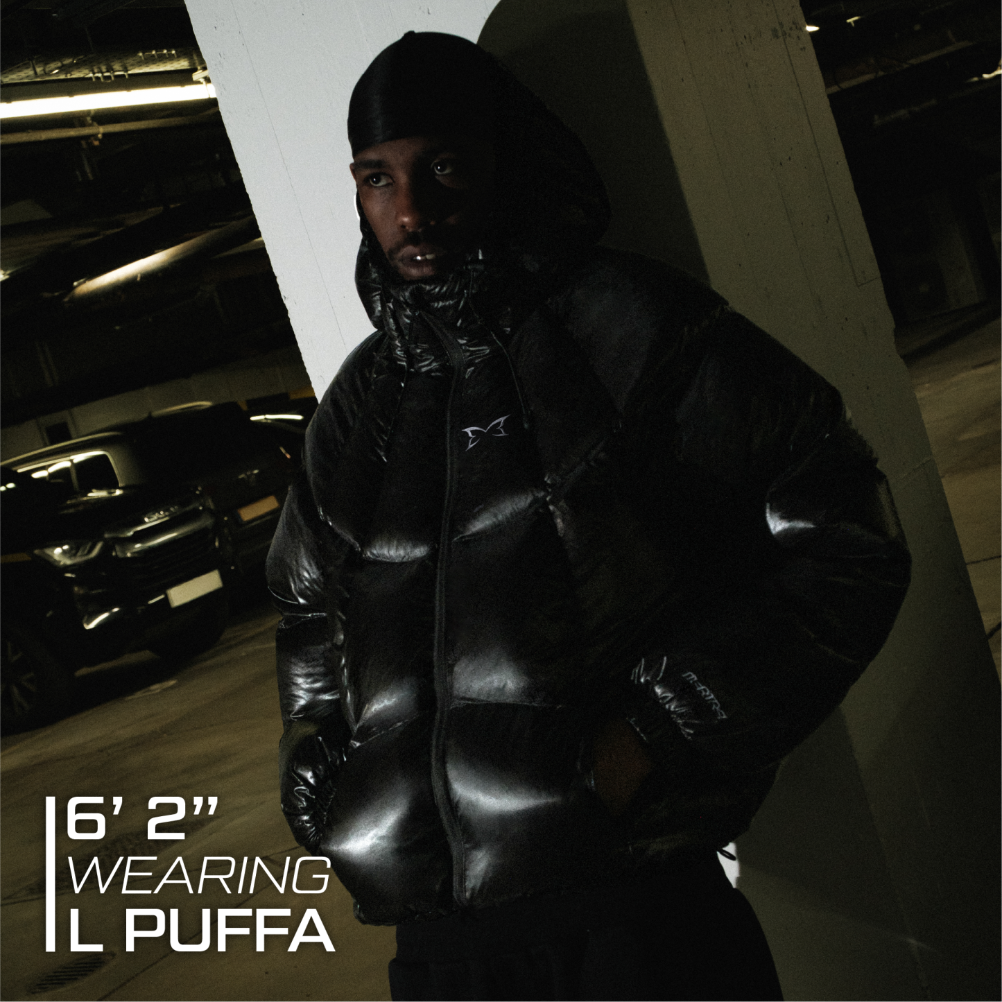 Grid Puffa (Black)