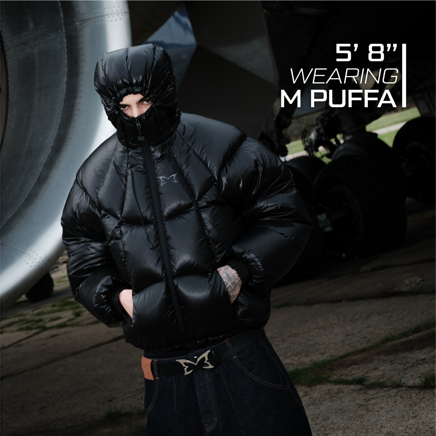 Grid Puffa (Black)