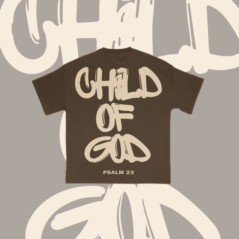 Child Of God Print T-shirt