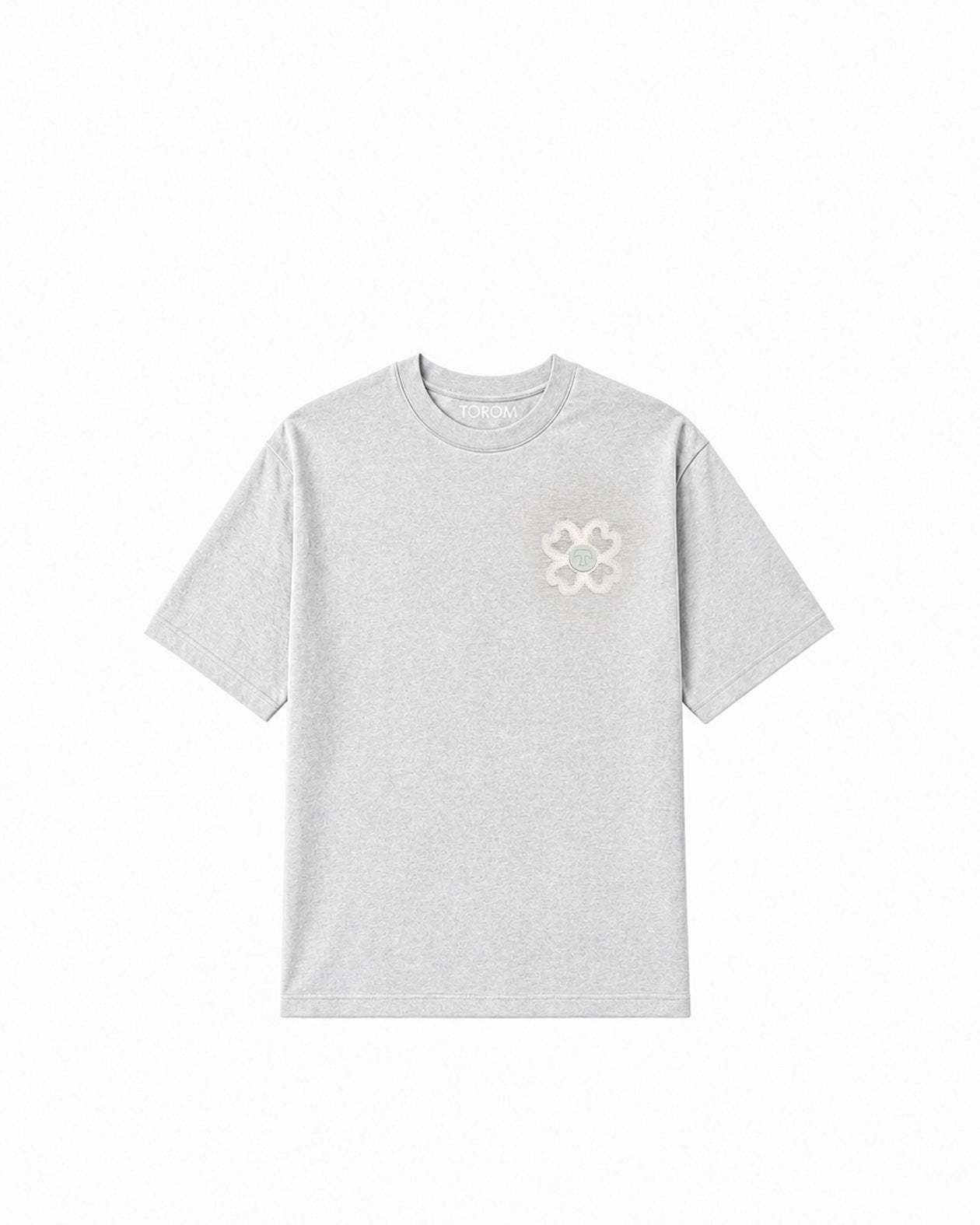 T-shirt Gris Cendré