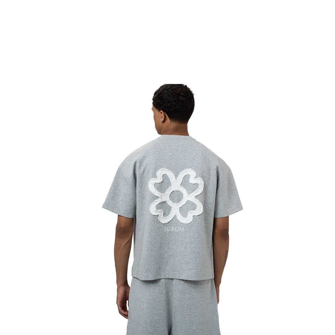 T-shirt Gris Cendré