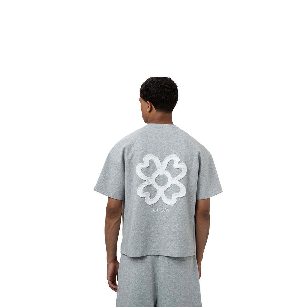 T-shirt Gris Cendré