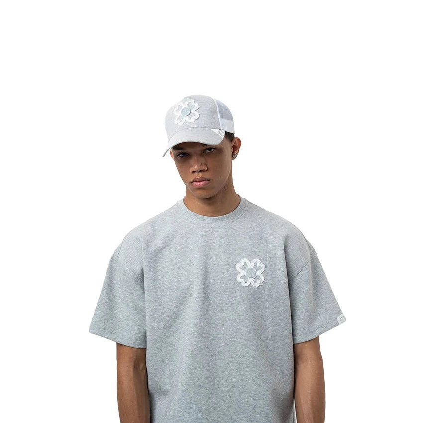 T-shirt Gris Cendré