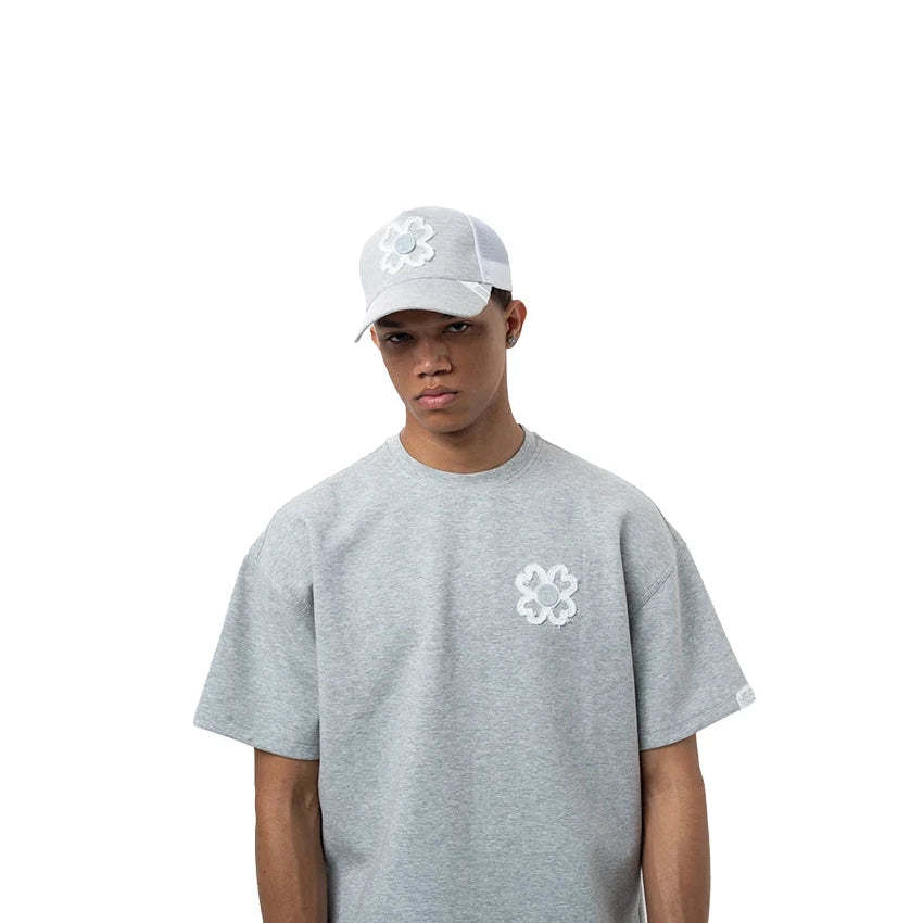 T-shirt Gris Cendré