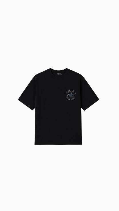 T-shirt Noir Obsidienne