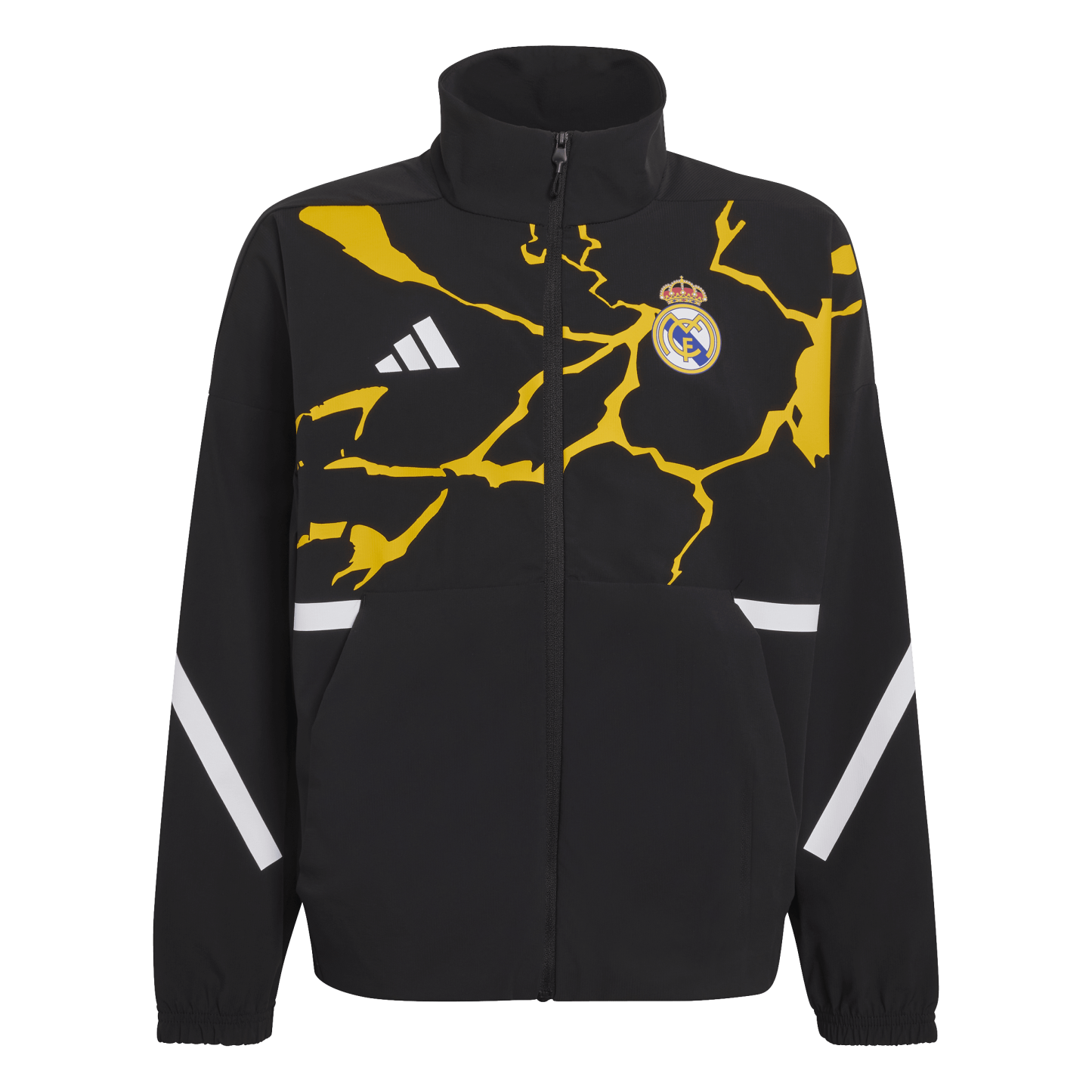 Real Madrid Avengers Z.N.E Anthem Youth Soccer Jacket - Black