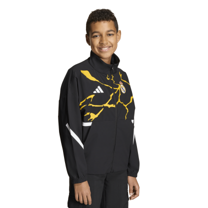 Real Madrid Avengers Z.N.E Anthem Youth Soccer Jacket - Black