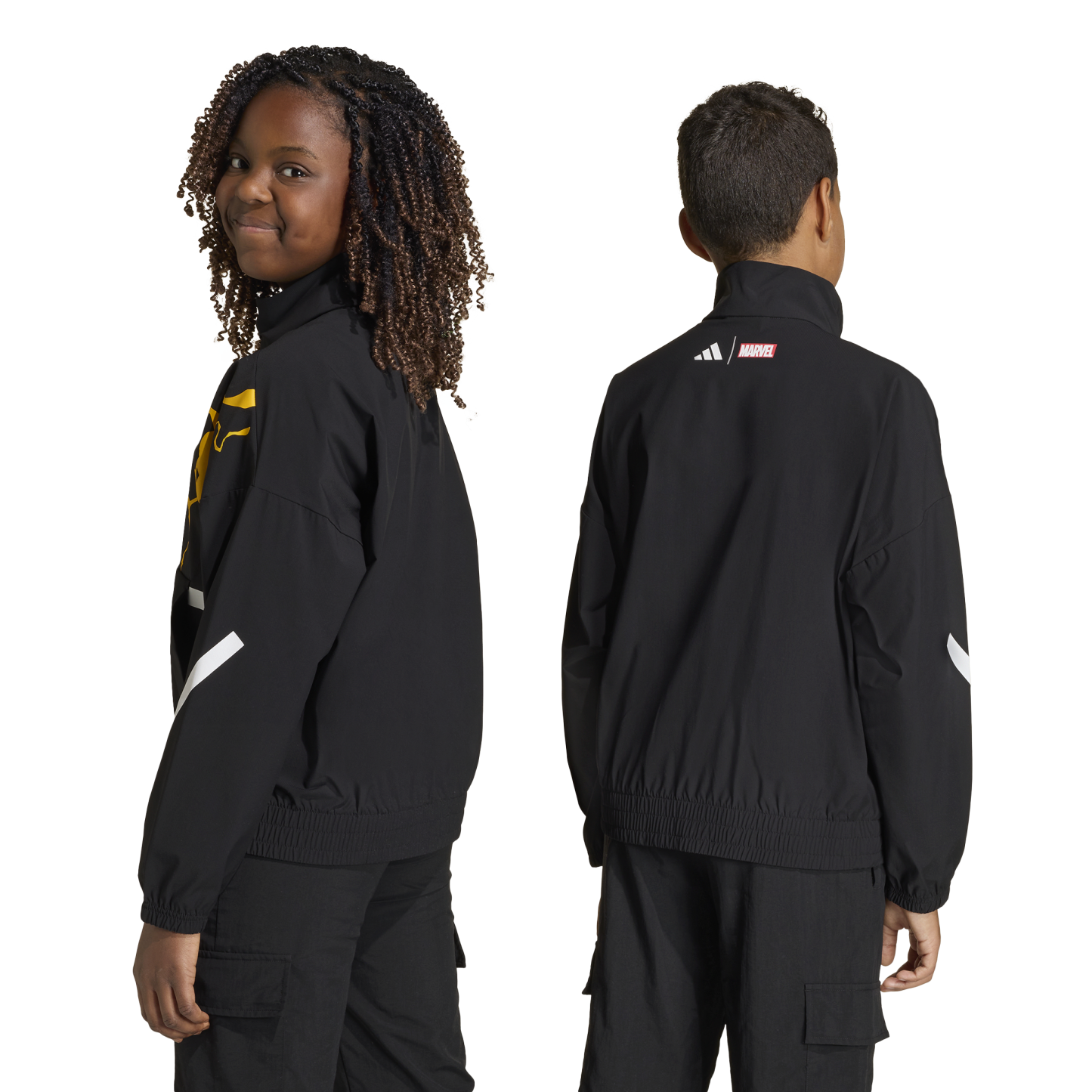Real Madrid Avengers Z.N.E Anthem Youth Soccer Jacket - Black