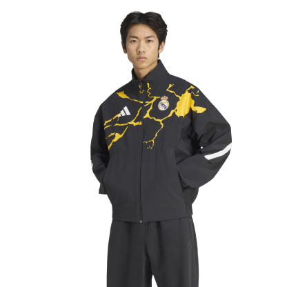 Real Madrid Avengers Z.N.E Anthem Men's Soccer Jacket - Black