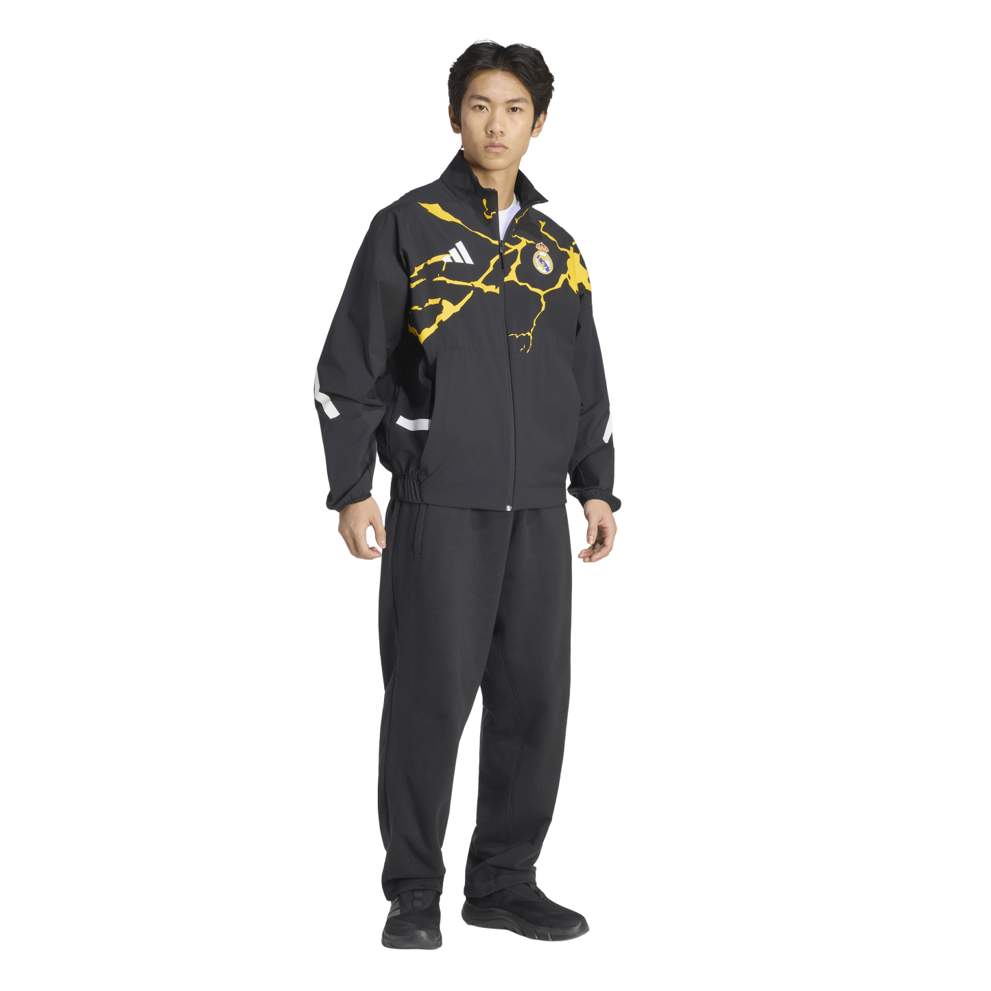 Real Madrid Avengers Z.N.E Anthem Men's Soccer Jacket - Black