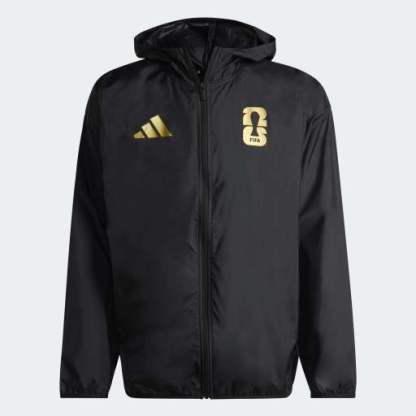 FIFA World Cup 2026 Official Emblem Windbreaker Jacket - Black