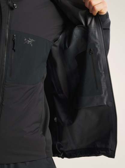 Arcteryx men's Leaf Alpha Jacket Gen 2.2 balck jacket
