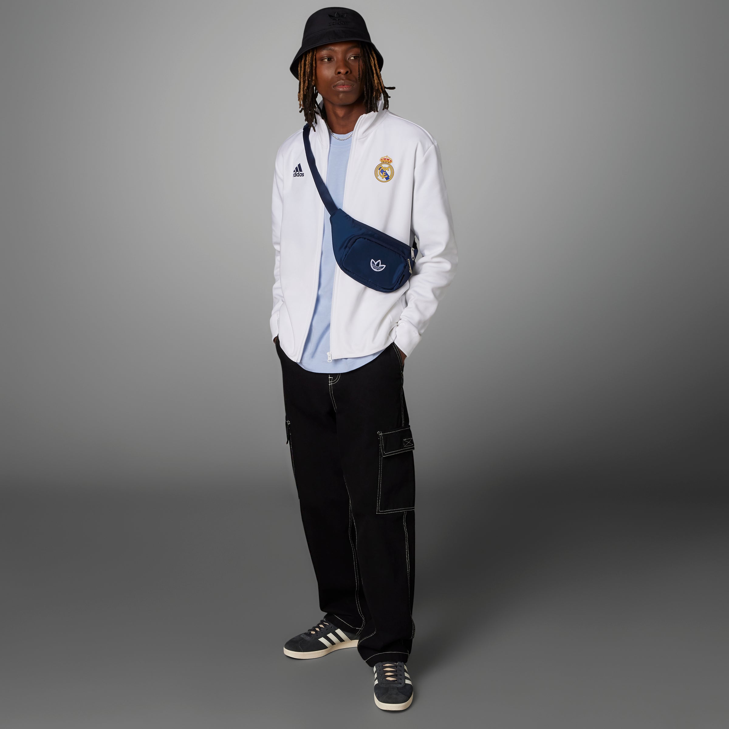 Real Madrid Anthem Jacket - White