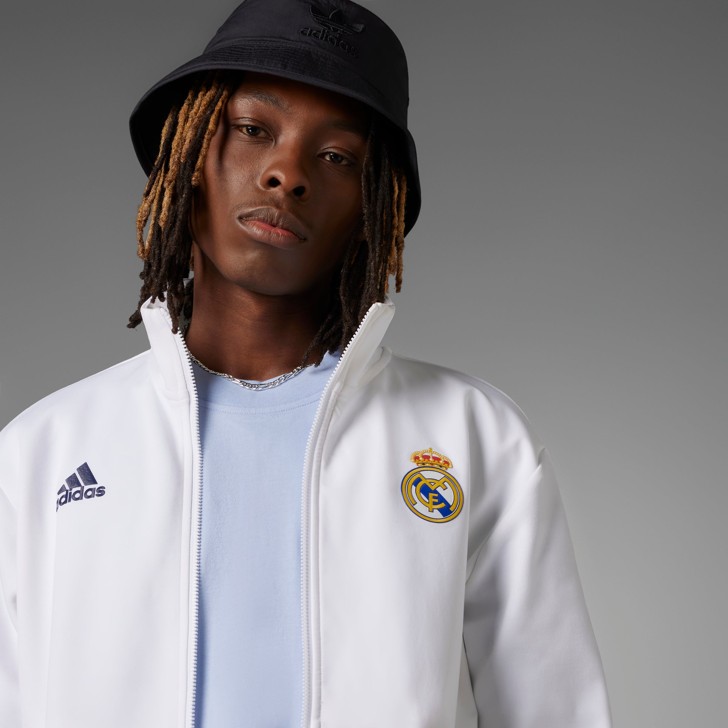 Real Madrid Anthem Jacket - White