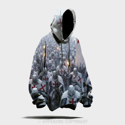 Knights Templar  All-over print hoodie-Limited Sale