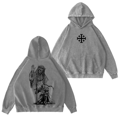 Baldwin IV Leper King  Washed T-shirt/Crewneck/Hoodie-Limited Sale