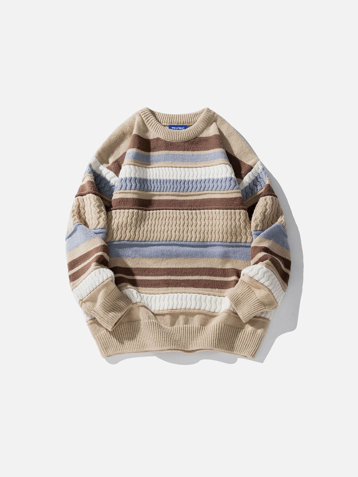 Aelfric Eden Stripe Color Blocking Sweater-Limited Sale