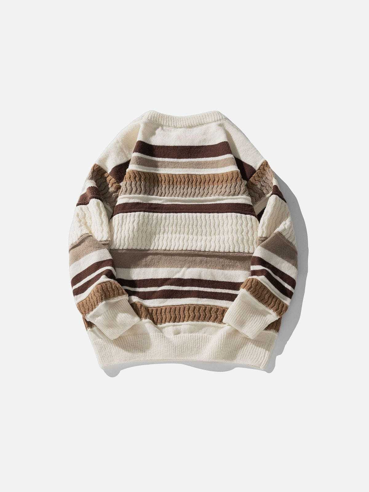 Aelfric Eden Stripe Color Blocking Sweater-Limited Sale