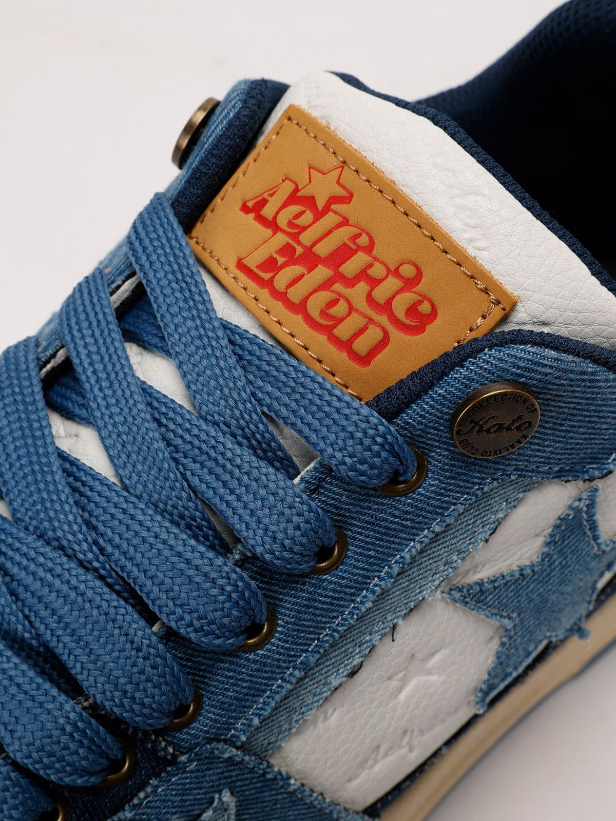 Starry Climb Stars Casual All-Match Denim Skate Shoes-Limited Sale