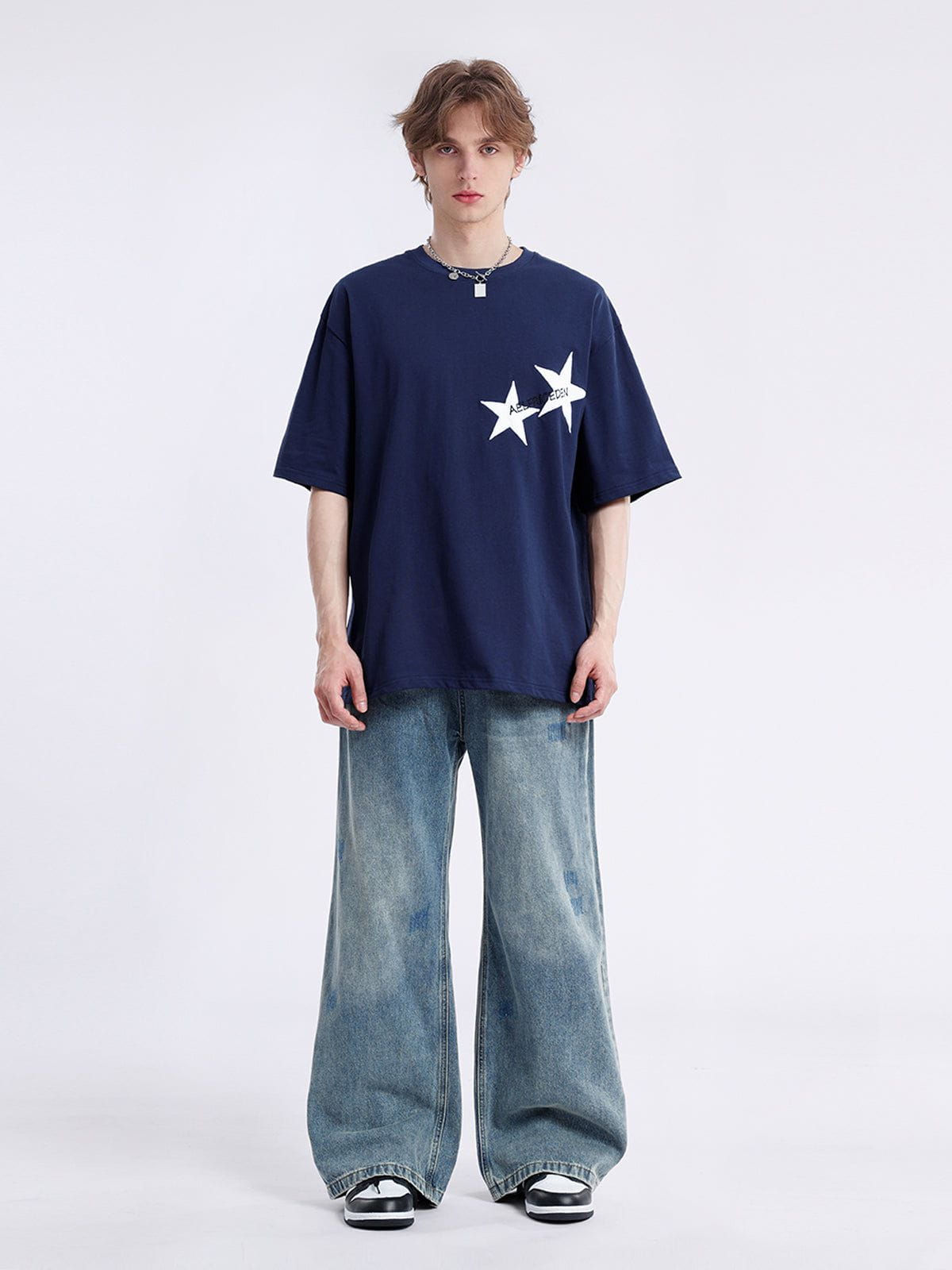Aelfric Eden Embroidery Star Tee-Limited Sale