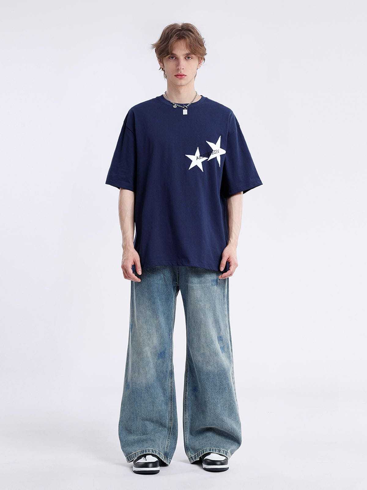 Aelfric Eden Embroidery Star Tee-Limited Sale