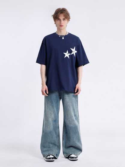 Aelfric Eden Embroidery Star Tee-Limited Sale