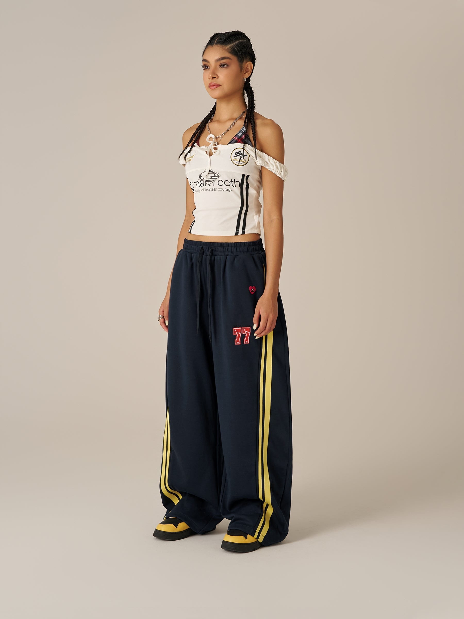 Aelfric Eden Stripe Baggy Barrel Sweatpants-Limited Sale