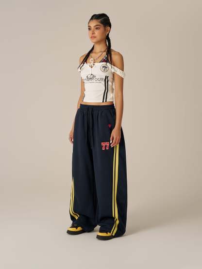 Aelfric Eden Stripe Baggy Barrel Sweatpants-Limited Sale