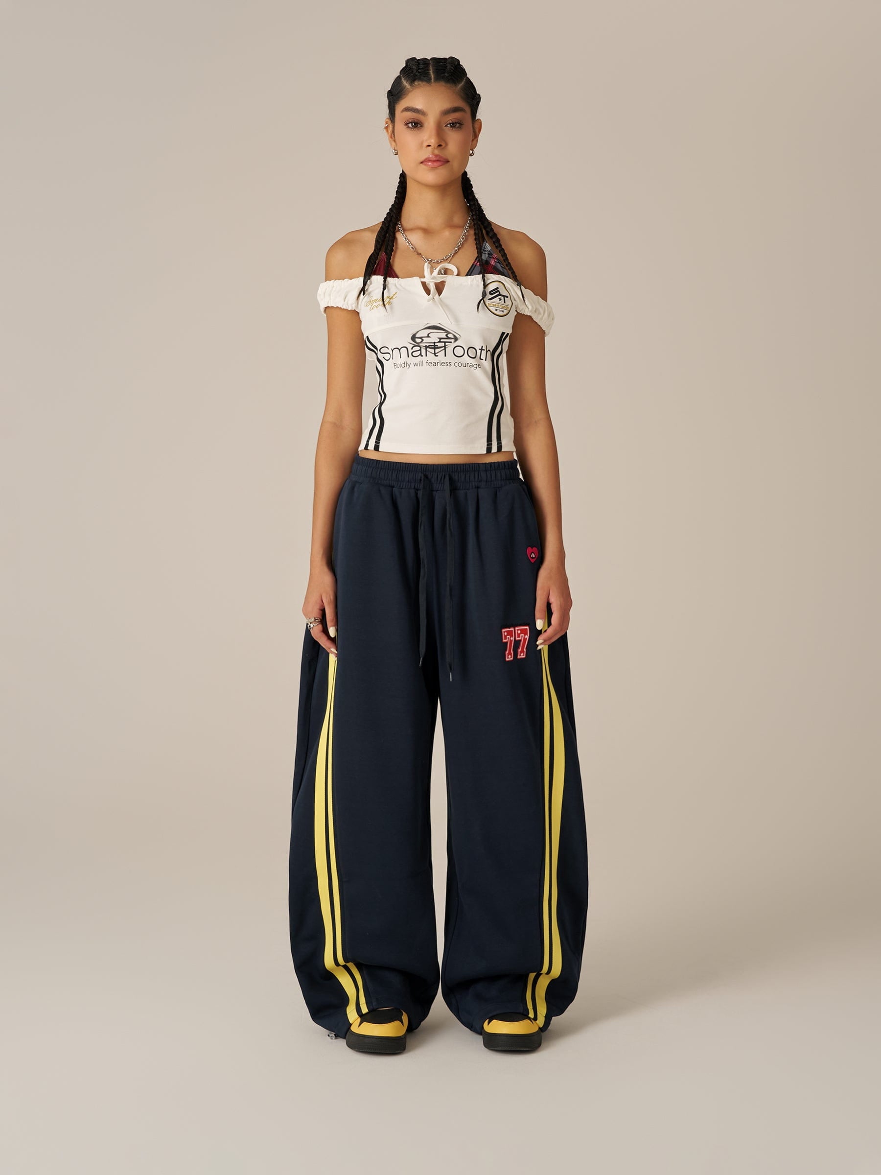 Aelfric Eden Stripe Baggy Barrel Sweatpants-Limited Sale