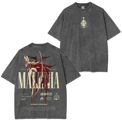 Cursed Goddess Back Elden Ring Vintage Washed Unisex T-Shirt-Limited Sale