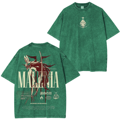 Cursed Goddess Back Elden Ring Vintage Washed Unisex T-Shirt-Limited Sale