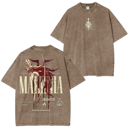 Cursed Goddess Back Elden Ring Vintage Washed Unisex T-Shirt-Limited Sale