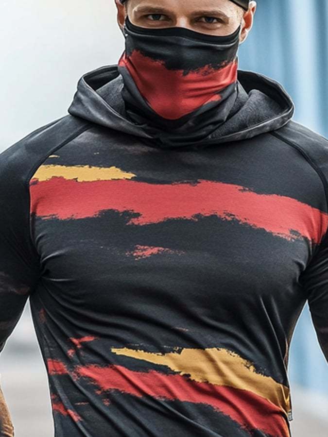 Men's Outdoor Sun Protection Breathable Cool Hooded Sun Protection Long-Sleeved Top-Limited Sale