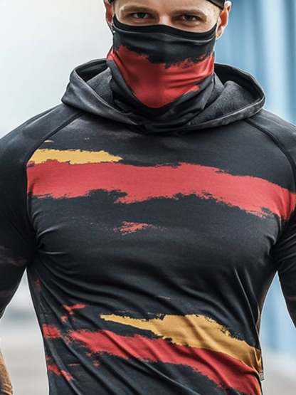 Men's Outdoor Sun Protection Breathable Cool Hooded Sun Protection Long-Sleeved Top-Limited Sale