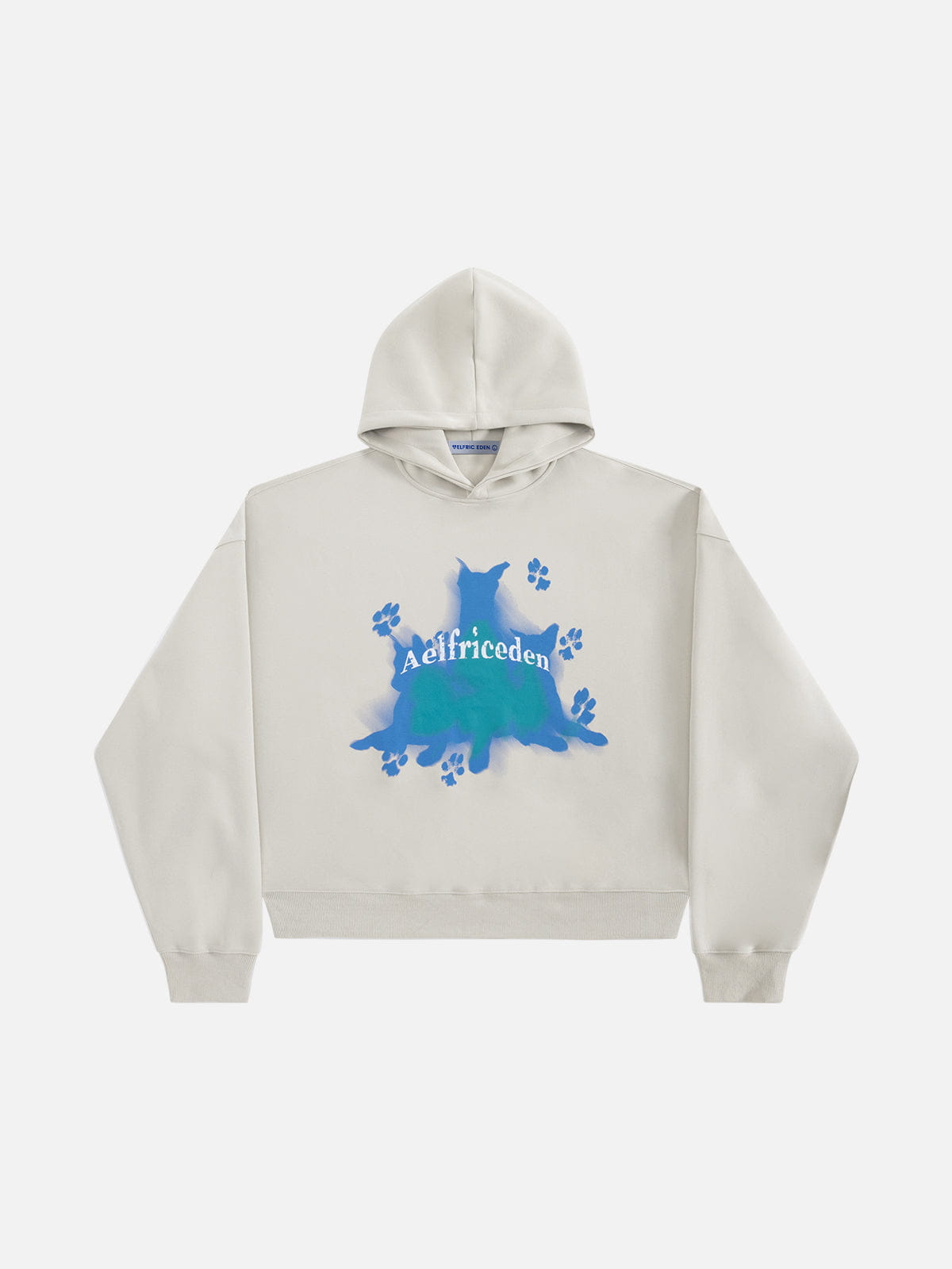 Aelfric Eden Oversized Blurring Doberman Graphic Hoodie-Limited Sale