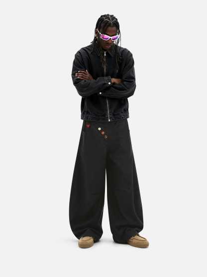 Aelfric Eden Baggy Barrel Button Pants-Limited Sale