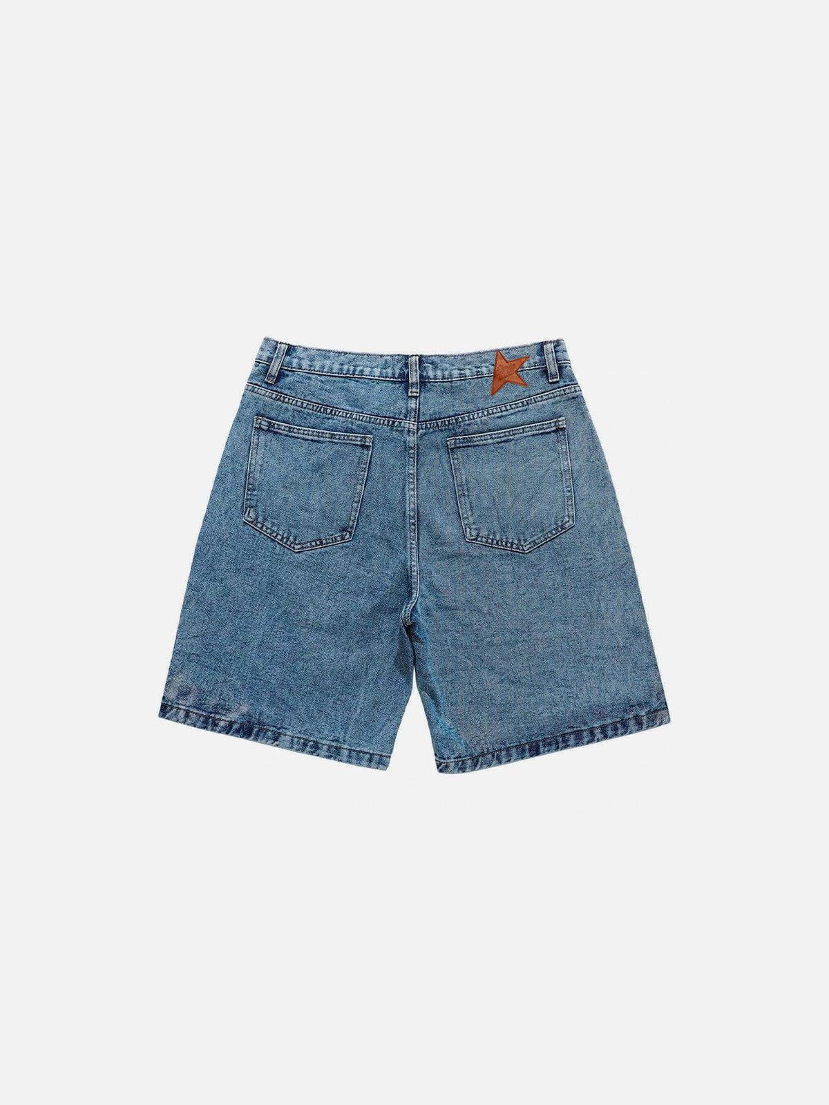 Aelfric Eden Star Patchwork Jorts-Limited Sale