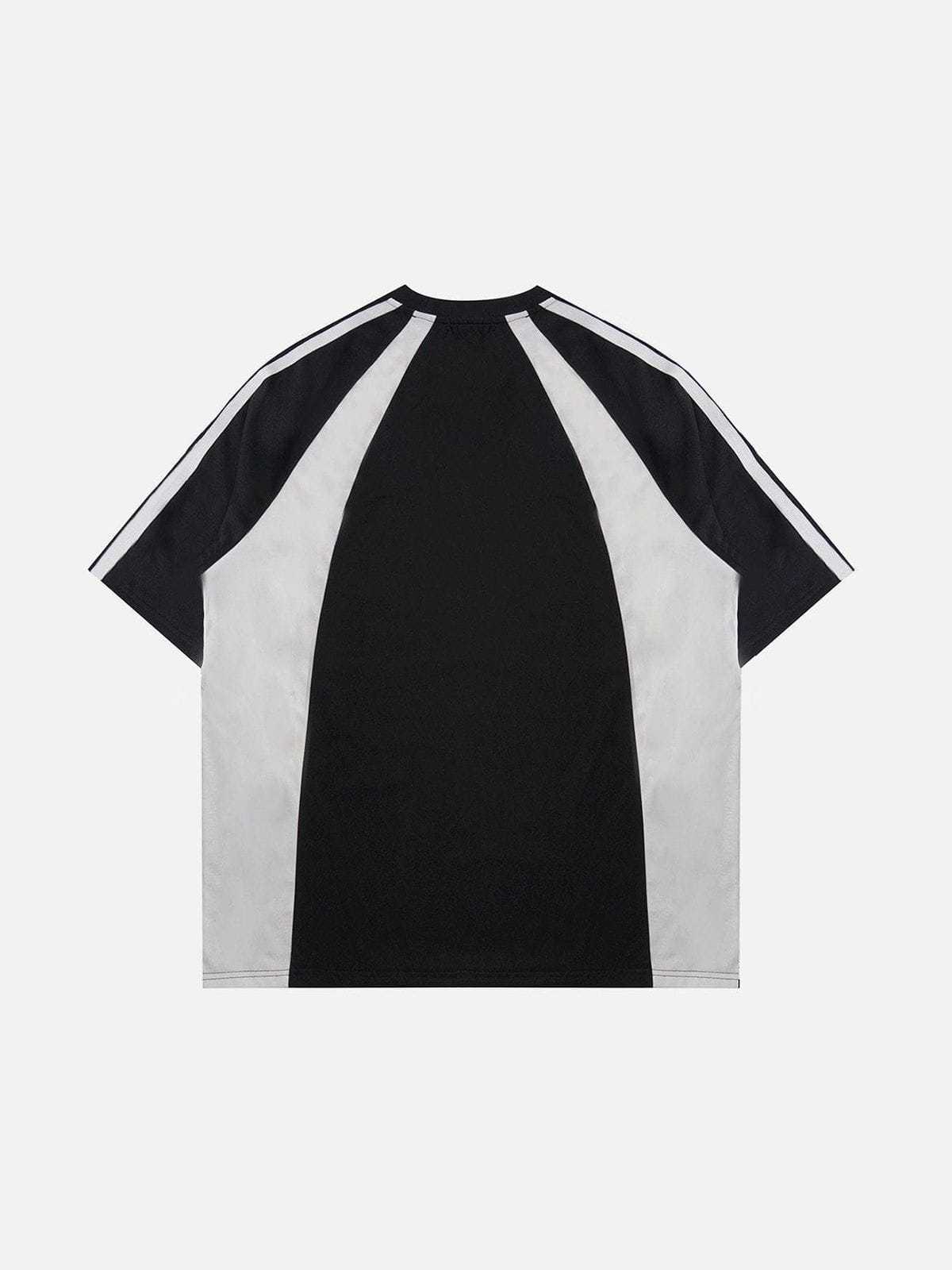 Aelfric Eden Patchwork Contrast Soccer Jersey-Limited Sale