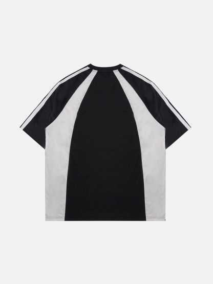 Aelfric Eden Patchwork Contrast Soccer Jersey-Limited Sale