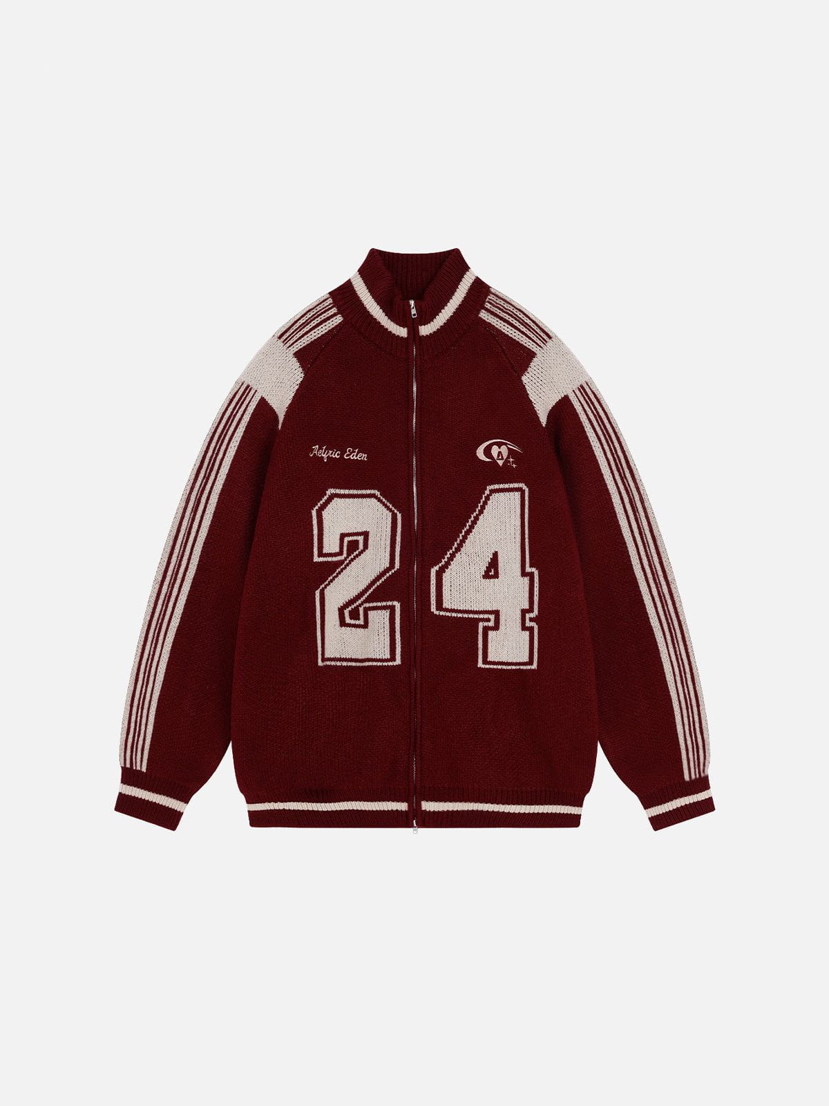 Aelfric Eden 24 Jacquard Zip Up Cardigan-Limited Sale