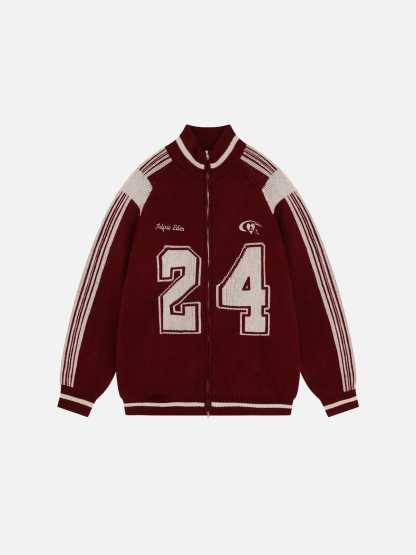 Aelfric Eden 24 Jacquard Zip Up Cardigan-Limited Sale
