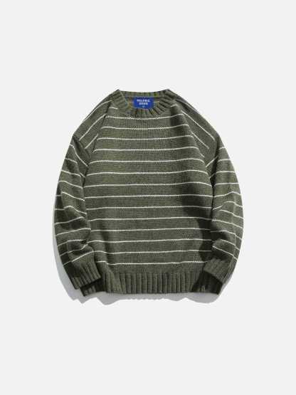 Aelfric Eden Stripes Pattern Sweater-Limited Sale