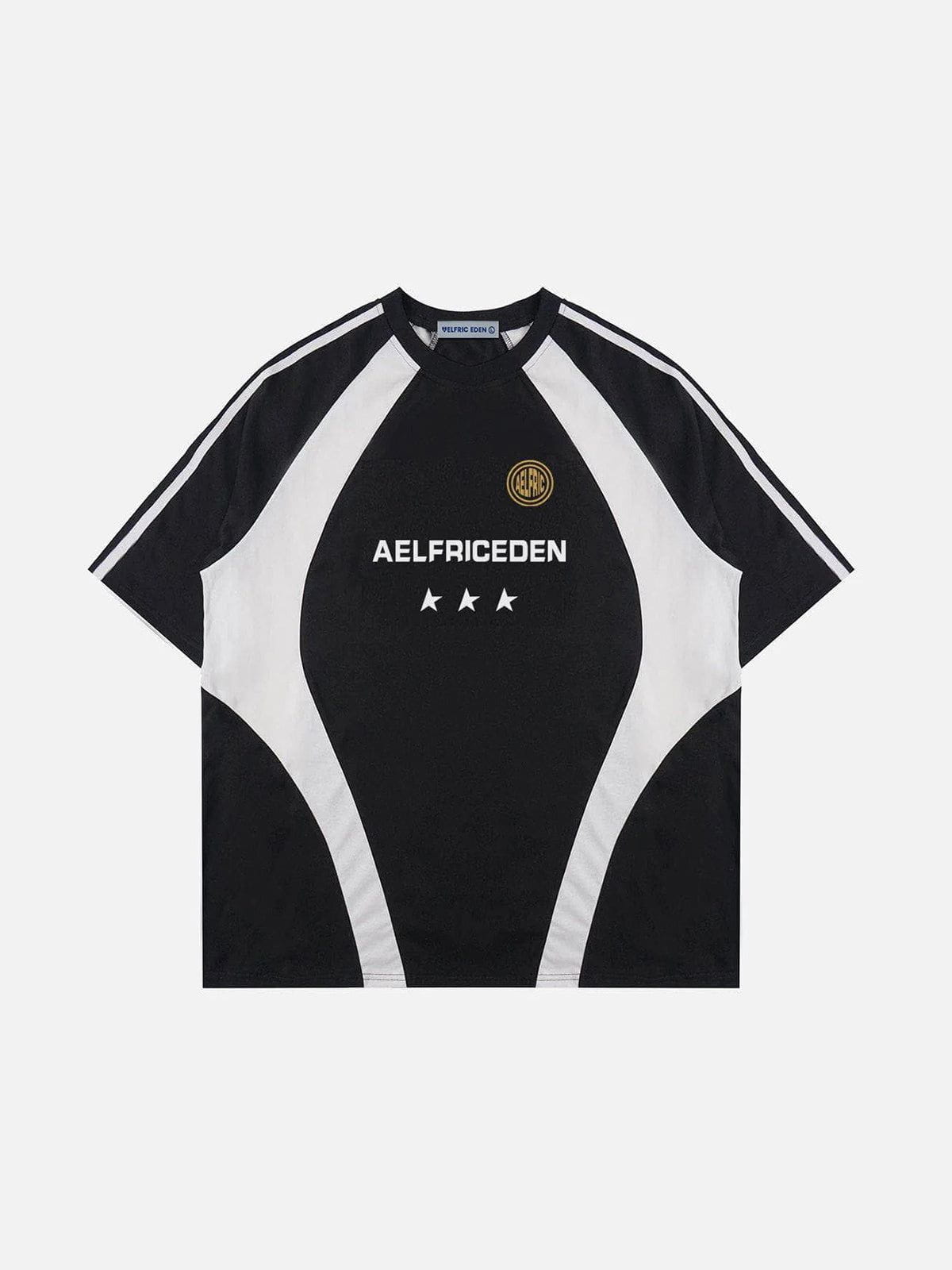 Aelfric Eden Patchwork Contrast Soccer Jersey-Limited Sale