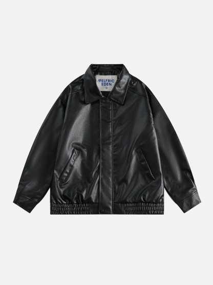 Aelfric Eden Essential Faux Leather Jacket-Limited Sale