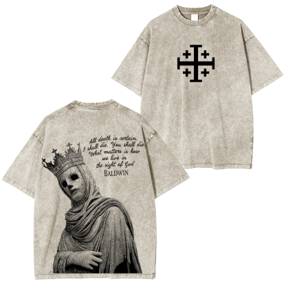 Baldwin Crusader Vintage Washed Unisex T-Shirt-Limited Sale
