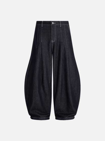Aelfric Eden Baggy Barrel Pleated Jeans-Limited Sale